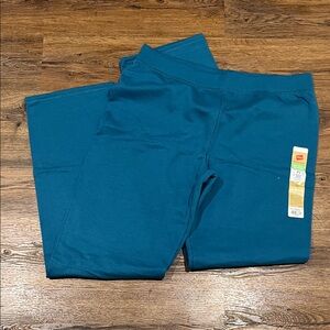 Ladies Hanes Eco Smart Open Leg Sweatpants Medium (B4)